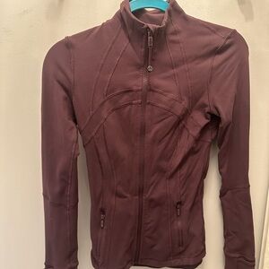 Lululemon define jacket size 4 Plum